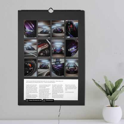 ChromeCars® Wandkalender - Nissan Skyline R34 GT-R V-spec CRS MNPIII - 2025 (DIN A2)