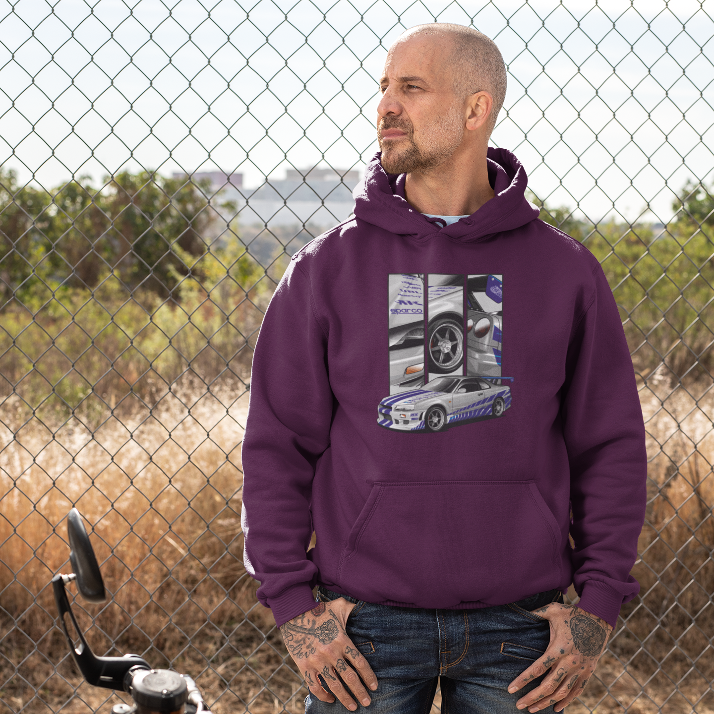 Nissan Skyline R34 Hoodie – Brian O’Conner by ChromeCars®