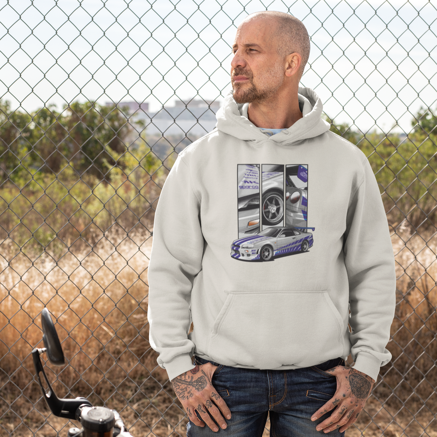 Nissan Skyline R34 Hoodie – Brian O’Conner by ChromeCars®