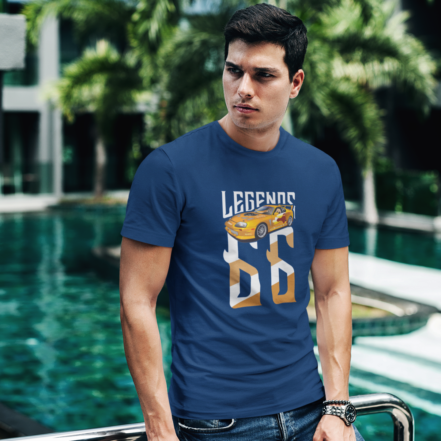 LEGENDS Slap Jack's Supra (men) - T-Shirt by ChromeCars®