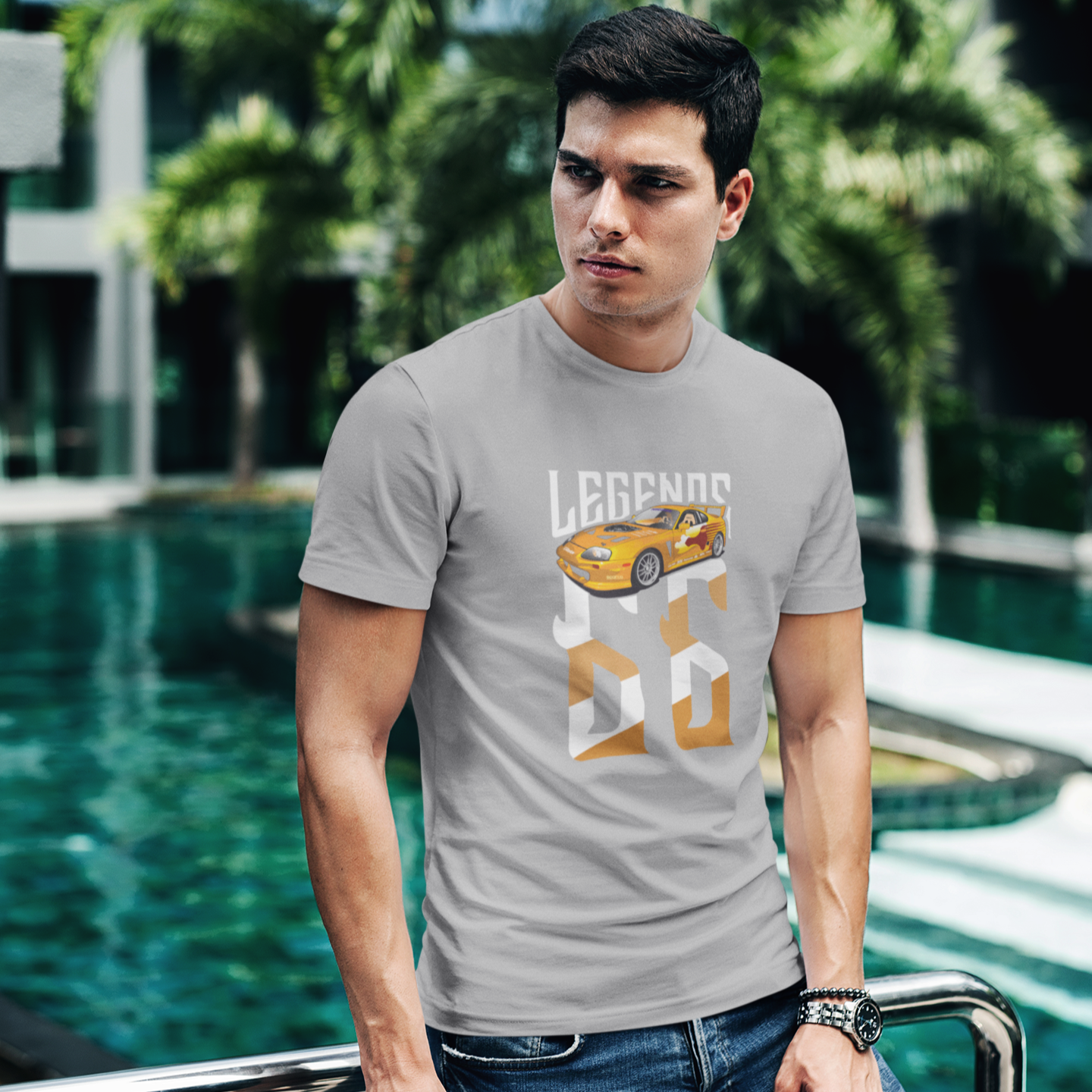 LEGENDS Slap Jack's Supra (men) - T-Shirt by ChromeCars®