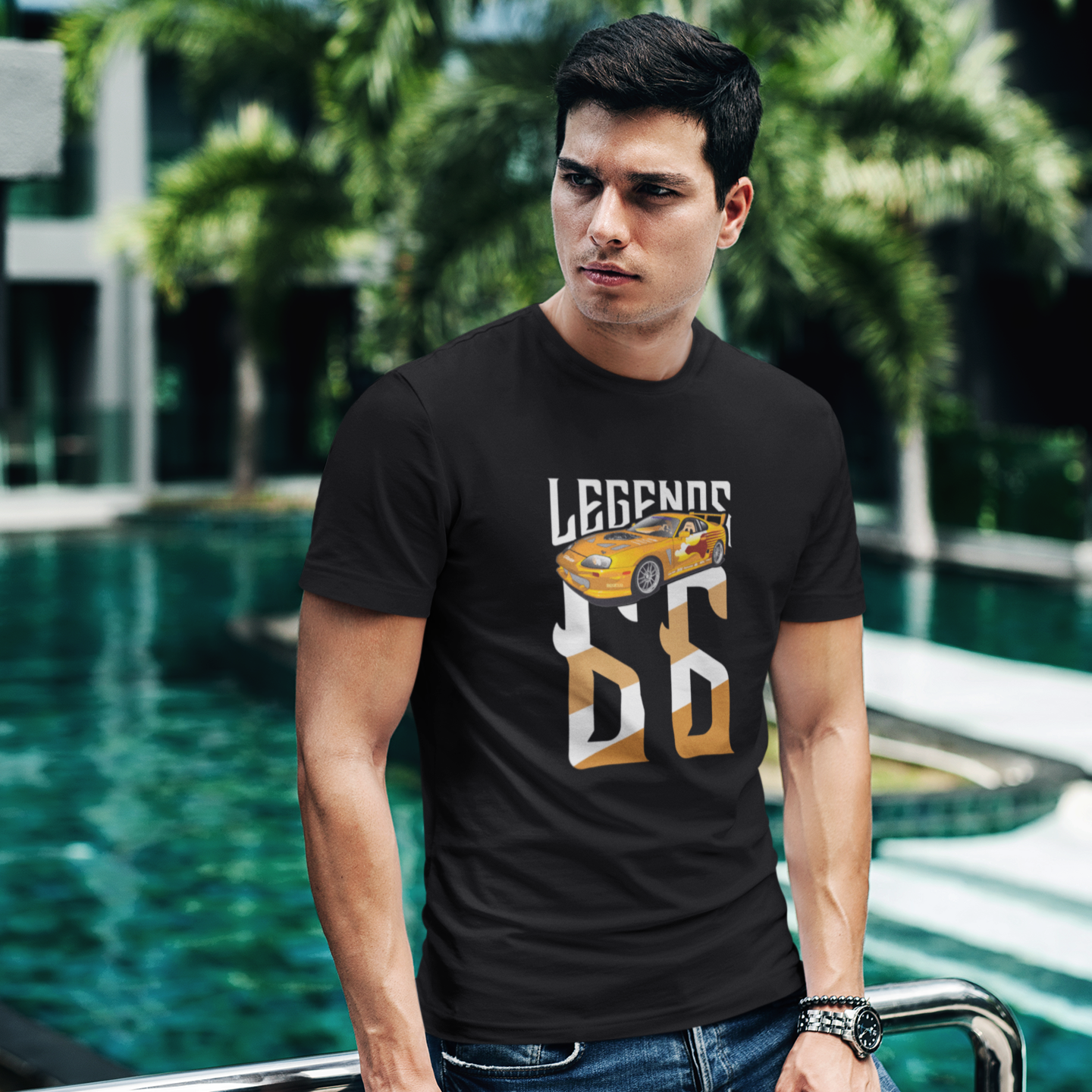 LEGENDS Slap Jack's Supra (men) - T-Shirt by ChromeCars®