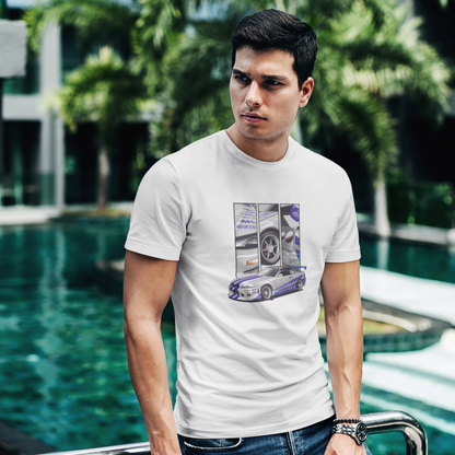 Nissan Skyline R34 (Men) T-Shirt – Brian O’Conner by ChromeCars®