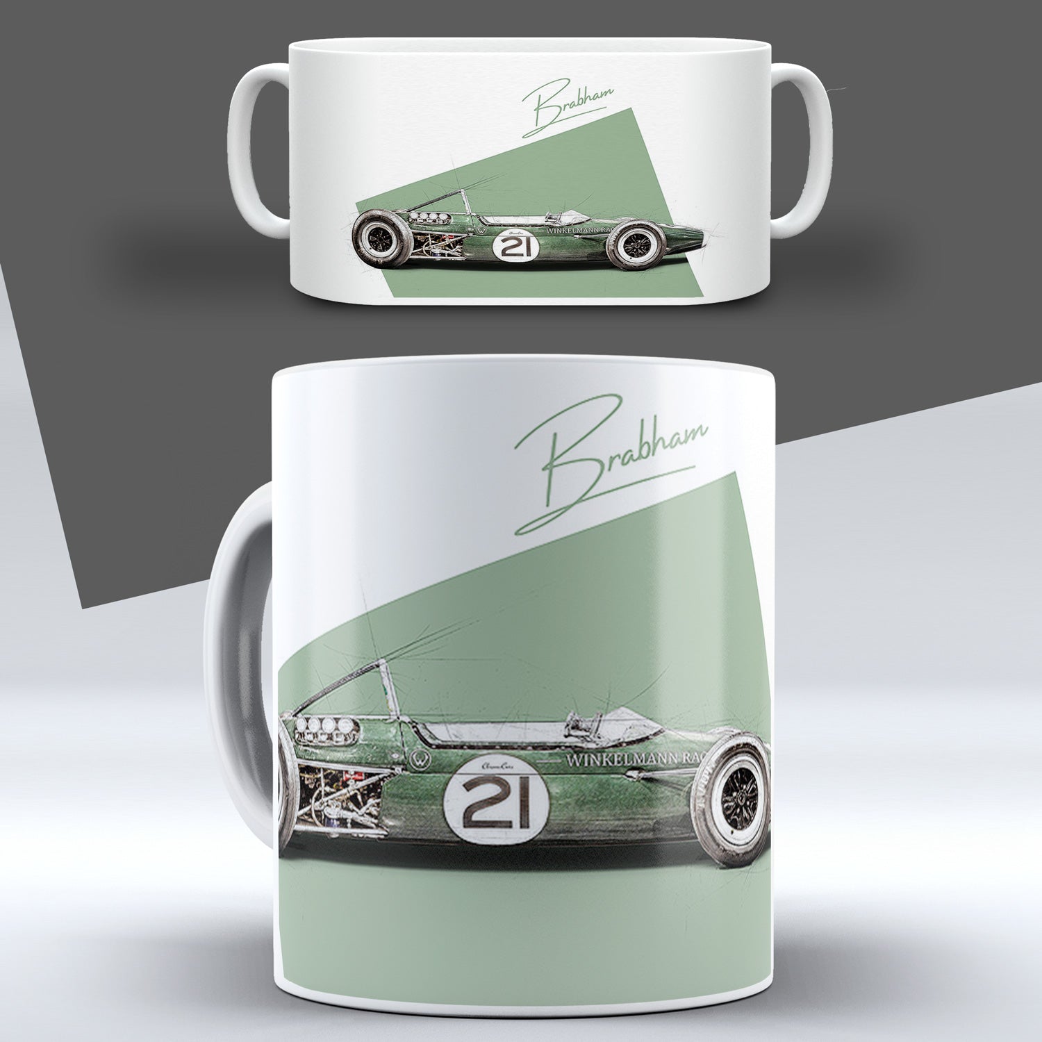 "Jochen Rindt Brabham BT-23" Tasse by ChromeCars®