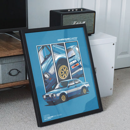Brian’s Escort – Detail Triptych als Poster