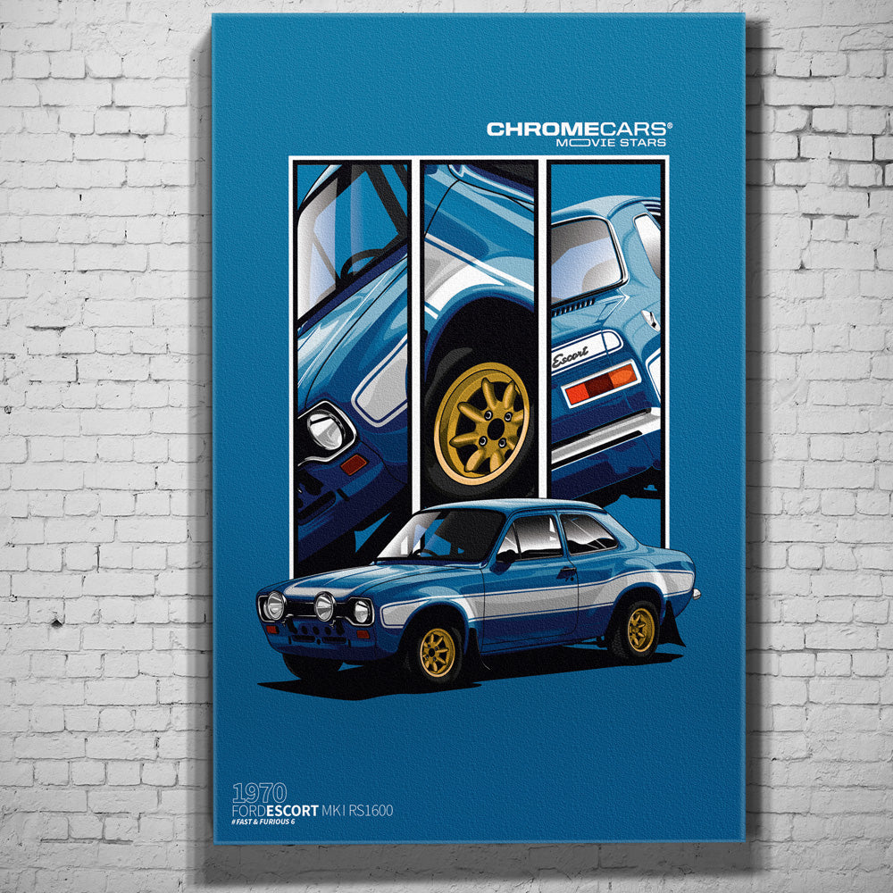 Brian’s Escort – Detail Triptych als Wandmotiv