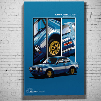 Brian’s Escort – Detail Triptych als Wandmotiv