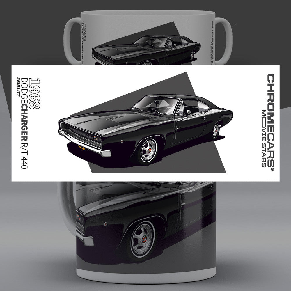 Bullitt Charger – Black Profile auf einer Tasse