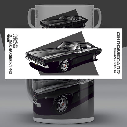 Bullitt Charger – Black Profile auf einer Tasse