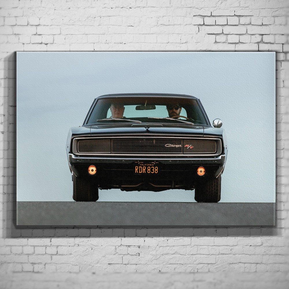 Bullitt Charger – Rear Portrait als Wandmotiv