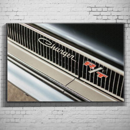 Bullitt Charger – RT Grille Detail als Wandmotiv