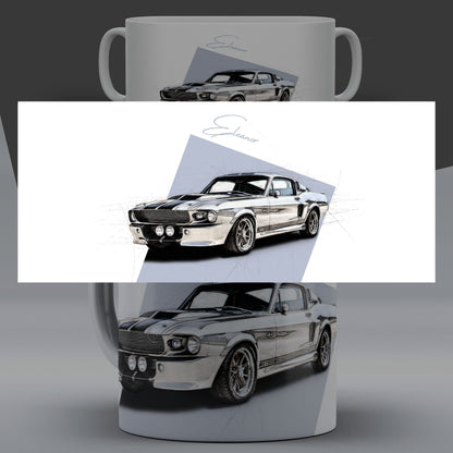Eleanor – White Sketch auf einer Tasse