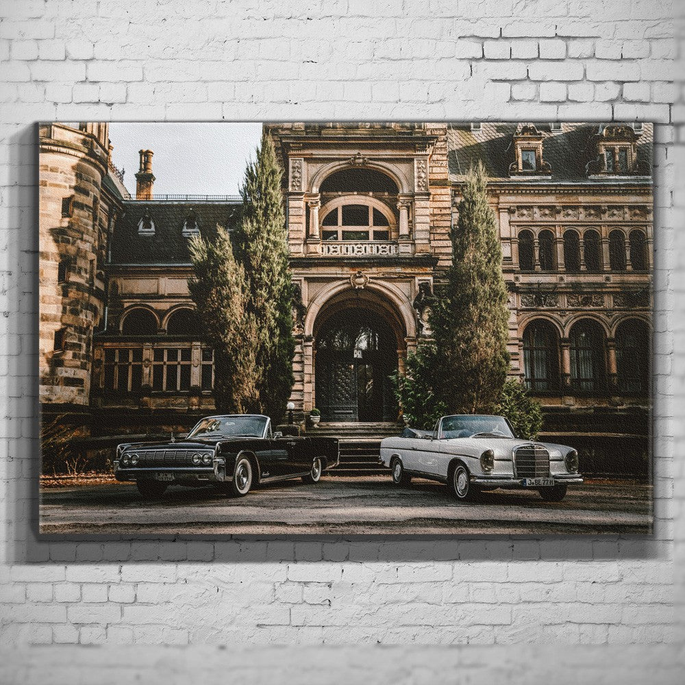 Classic Cabriolets – Grand Entrance als Wandmotiv