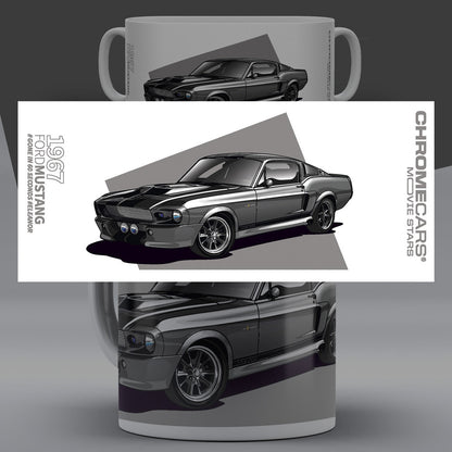 Eleanor – Black Profile auf einer Tasse