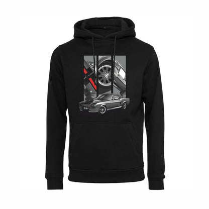 Eleanor – Detail Triptych auf einem Hoodie