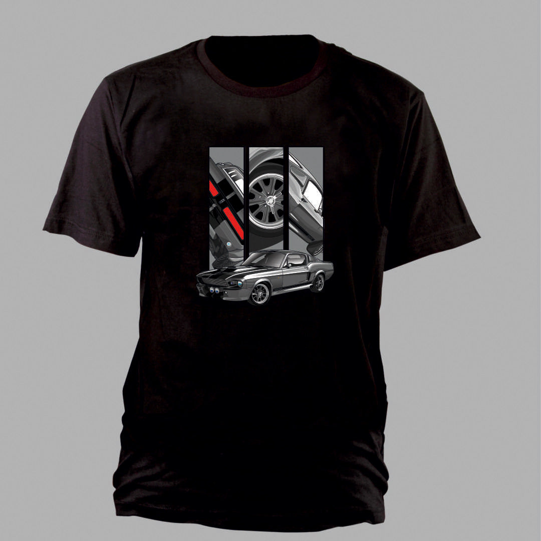 Eleanor – Detail Triptych auf einem T-Shirt