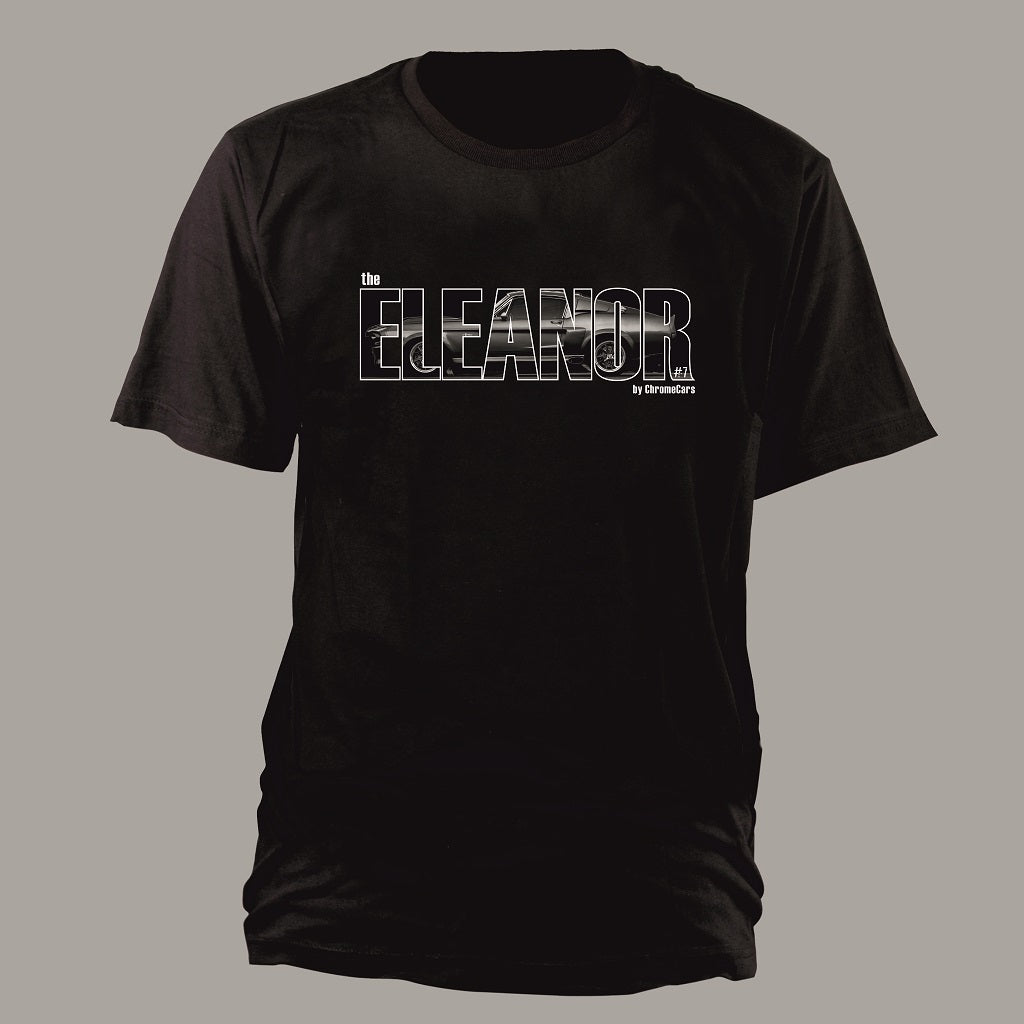 Eleanor – Logo Outline auf einem T-Shirt