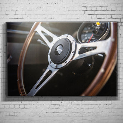 Eleanor – Woodrim Steering als Wandmotiv