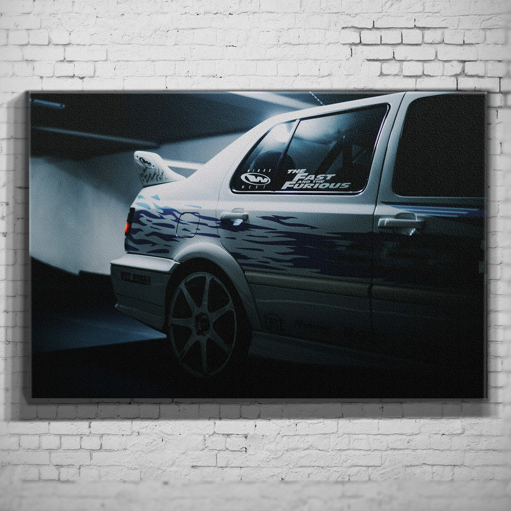 Jesse’s VW Jetta – Rear Quarter Detail als Wandmotiv