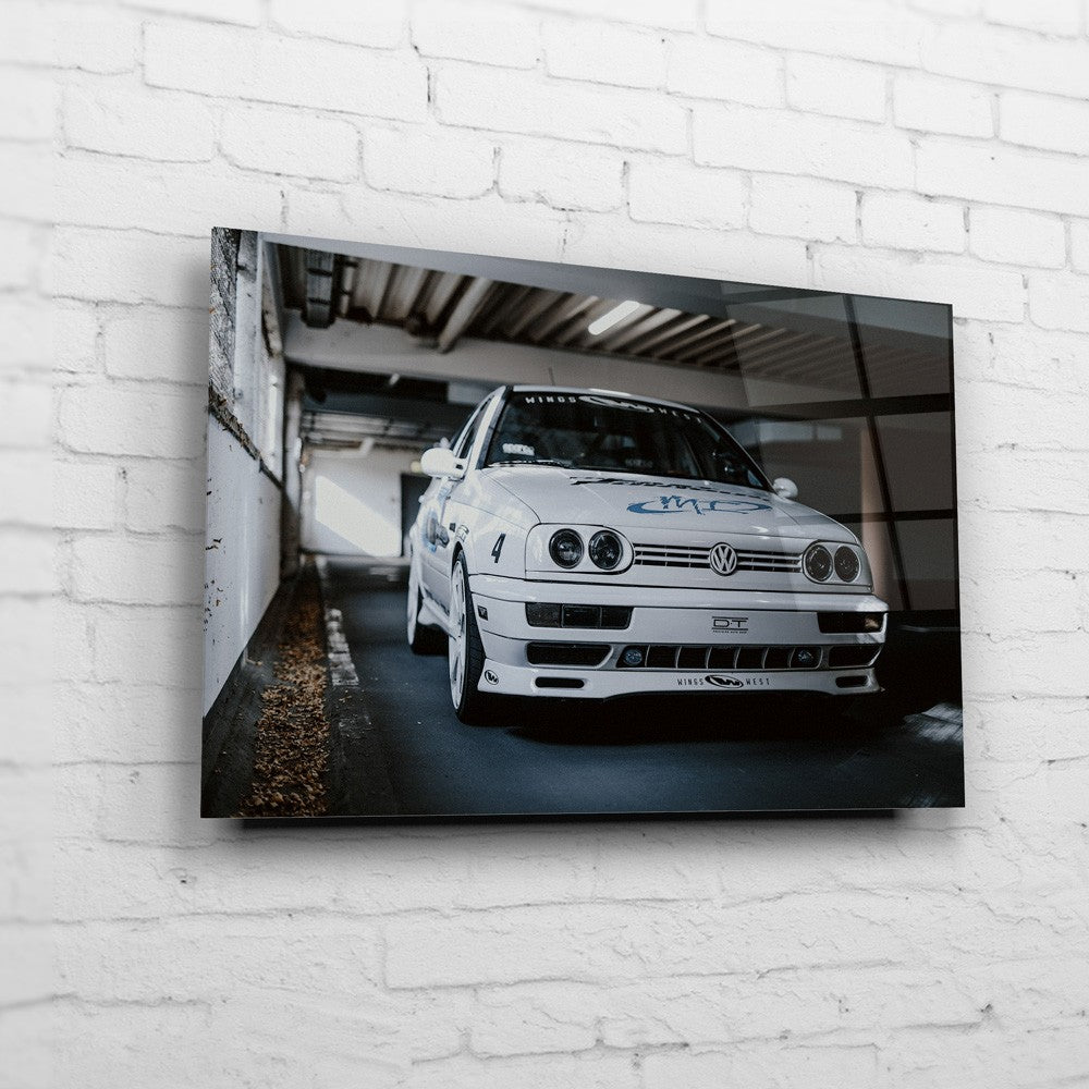 Jesse’s VW Jetta – Workshop Front als Wandmotiv