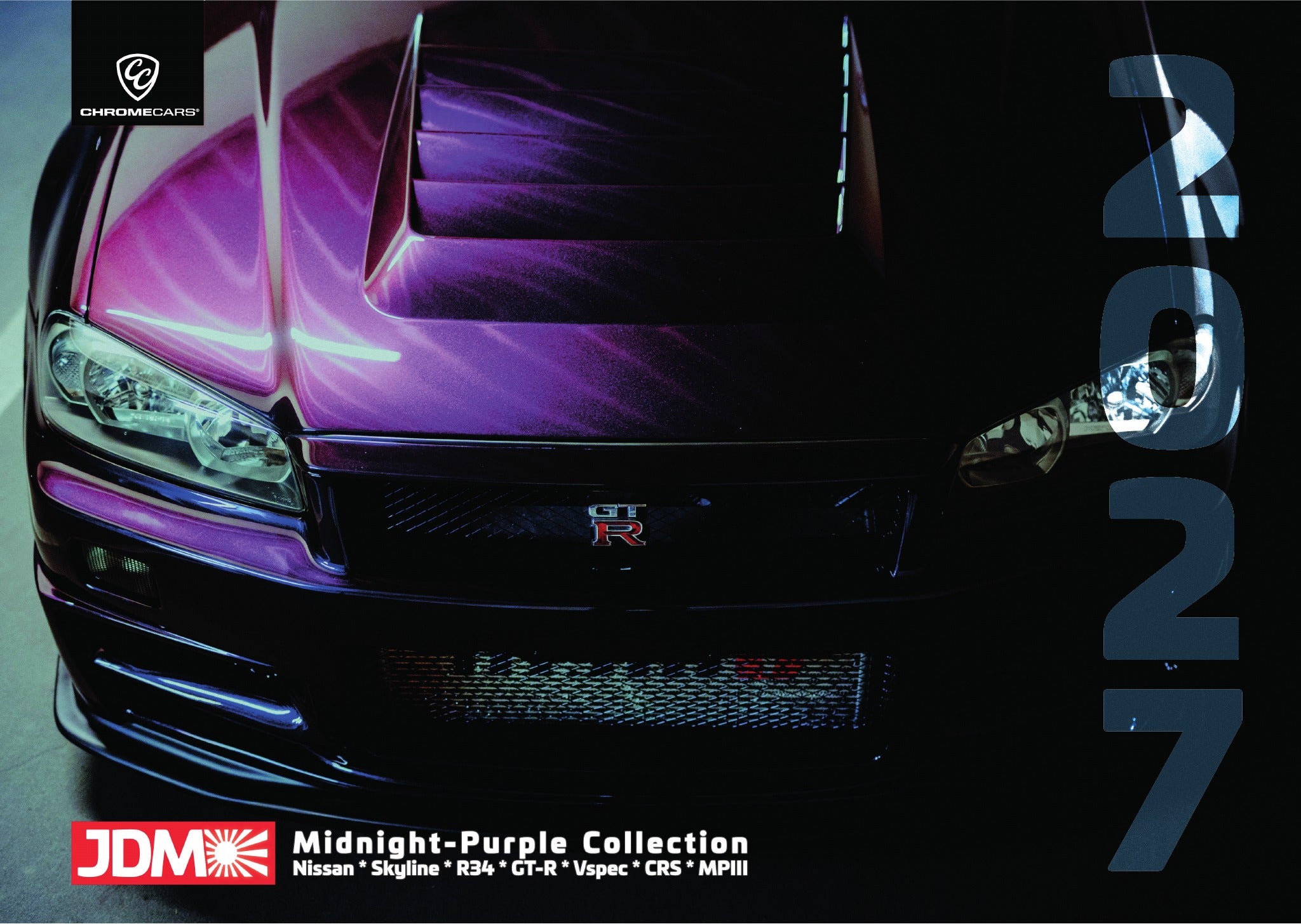 R34 GT-R CRS MPIII Kalender 2027 Landscape – Deckblatt