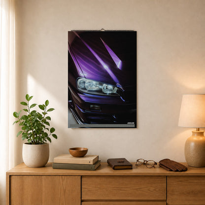 R34 GT-R CRS MPIII Kalender 2027 Portrait – Kalenderblatt januar als A2-Mockup