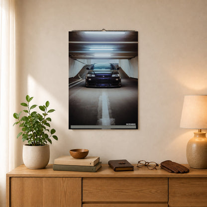 Nissan Skyline R34 GT-R MNPII – Kalenderblatt Dezember 2027