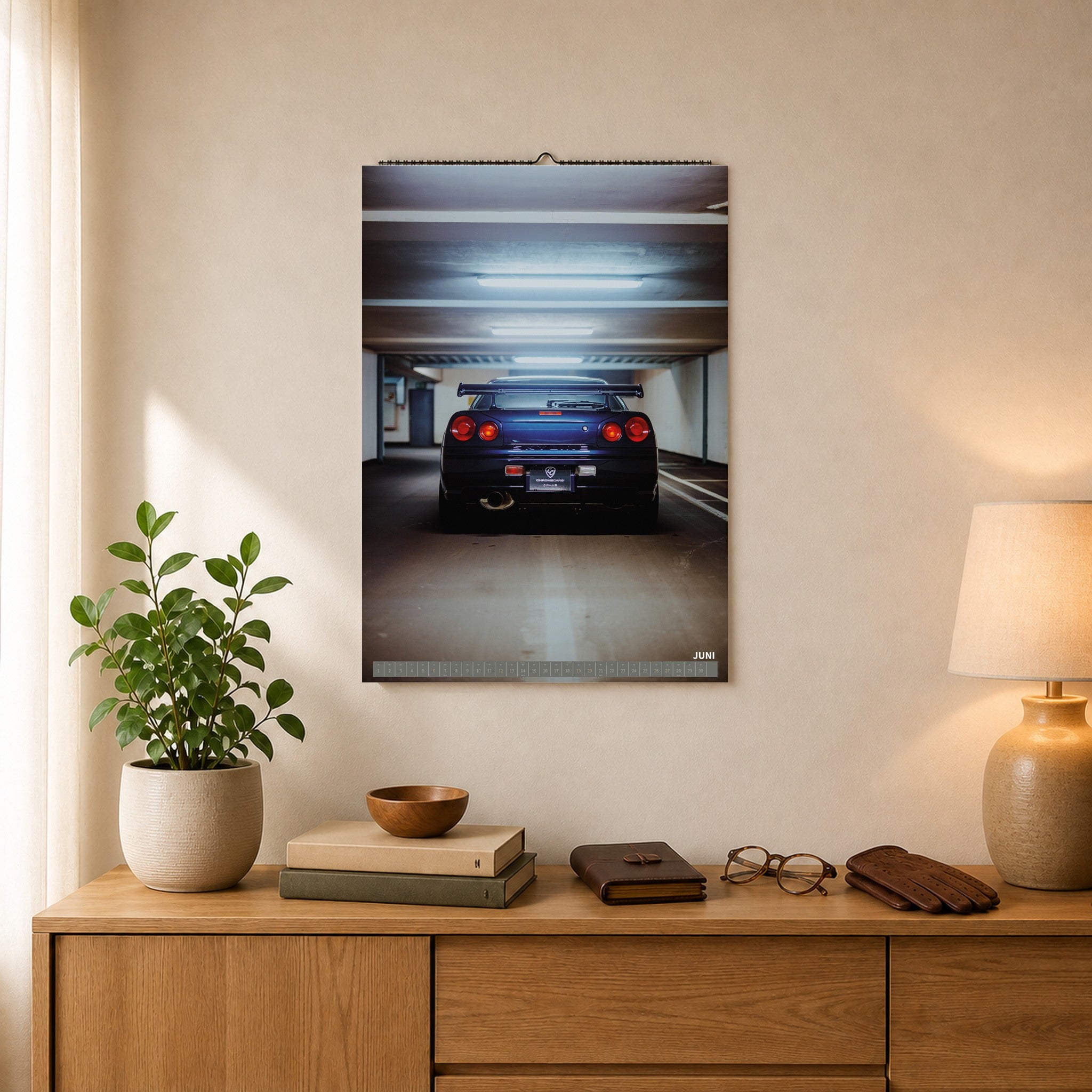 Nissan Skyline R34 GT-R MNPII – Kalenderblatt Juni 2027