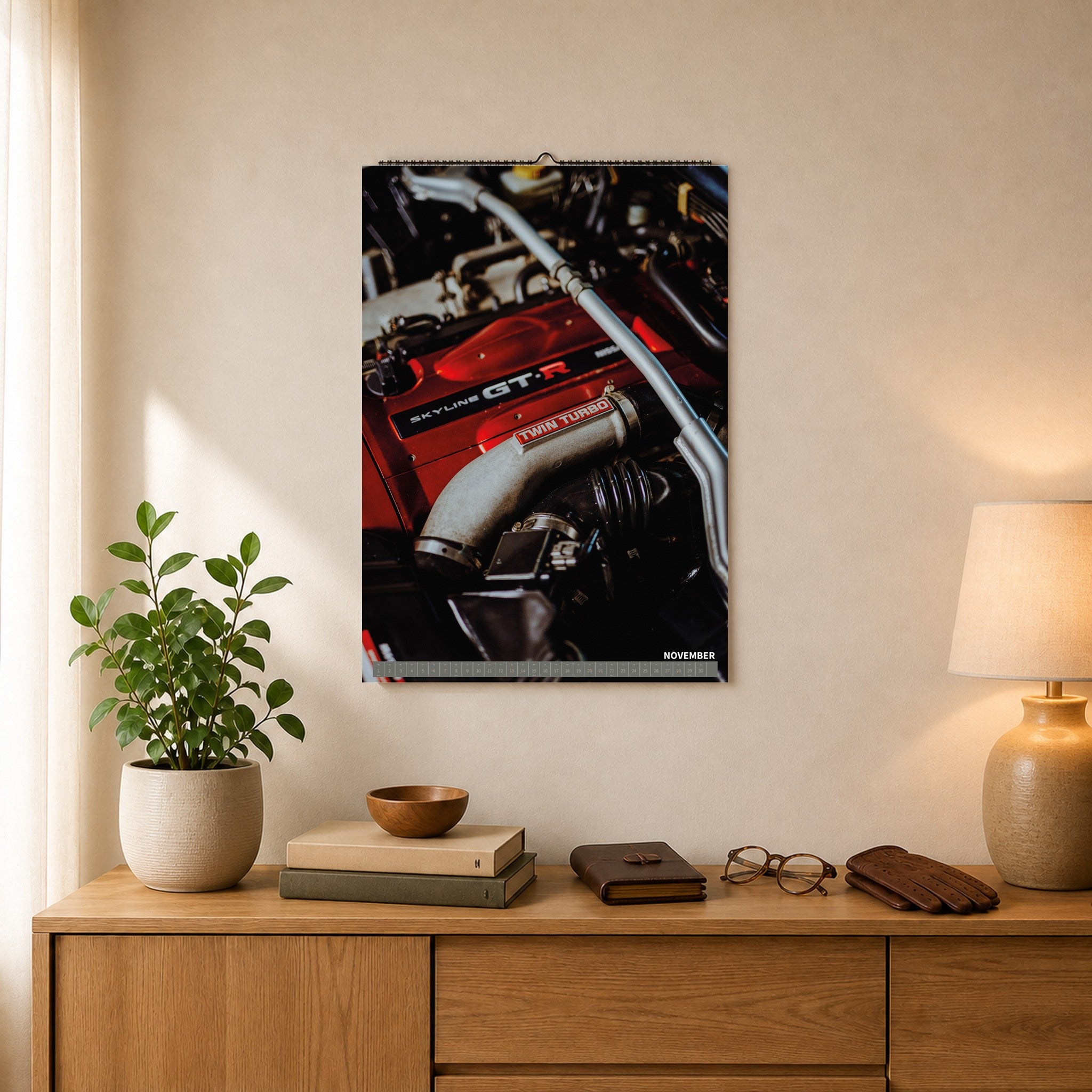 Nissan Skyline R34 GT-R MNPII – Kalenderblatt November 2027