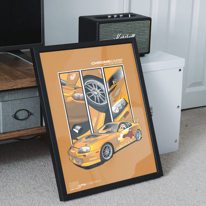 Slap Jack’s Supra – Detail Triptych als Poster