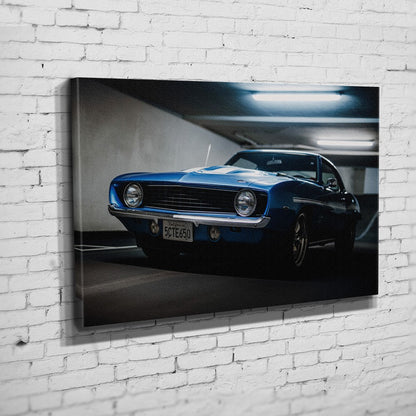 Yenko Camaro – Garage Front als Wandmotiv